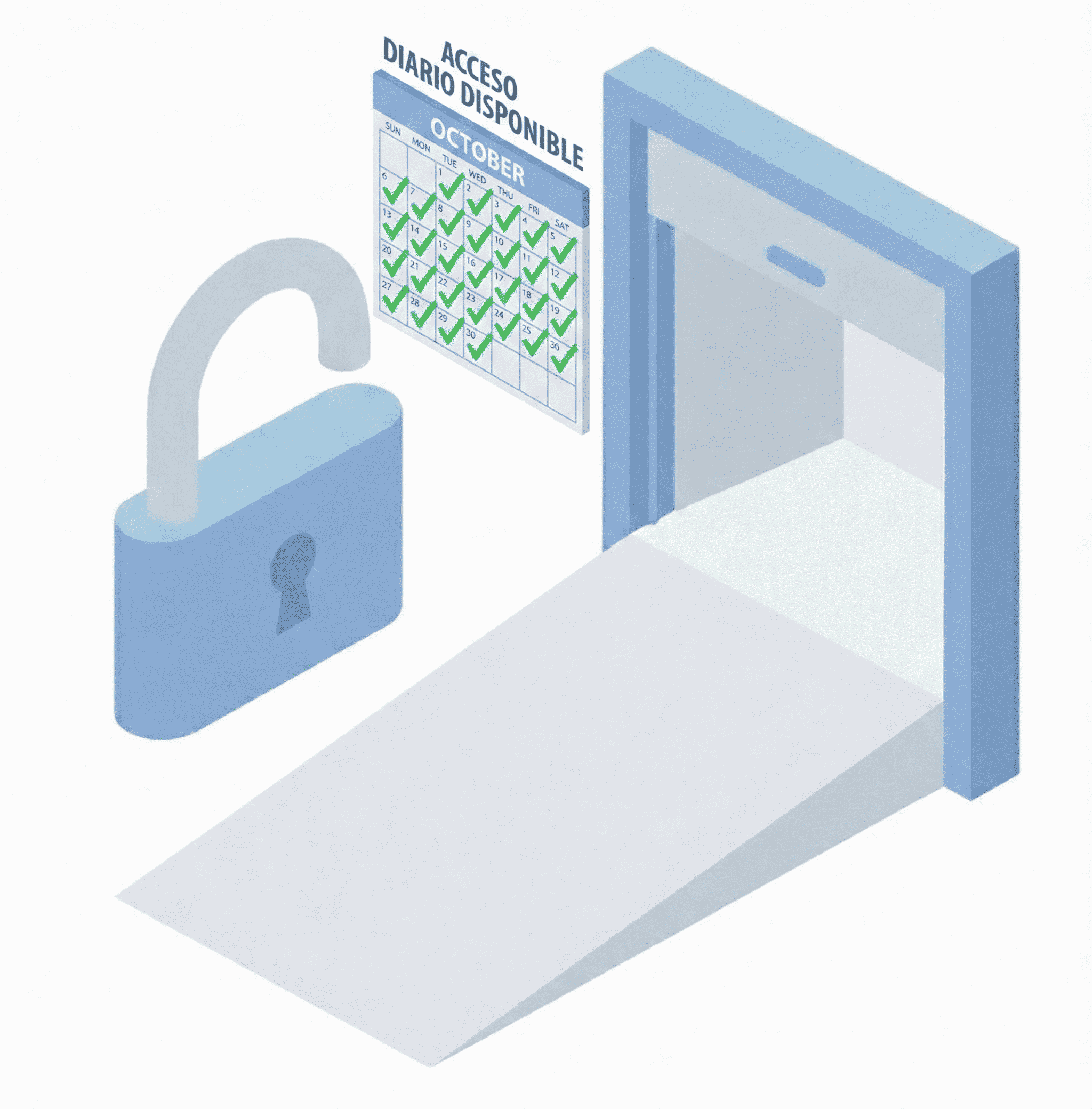 Acceso todos los días a trasteros y almacenes en Logroño - icono de flexibilidad horaria