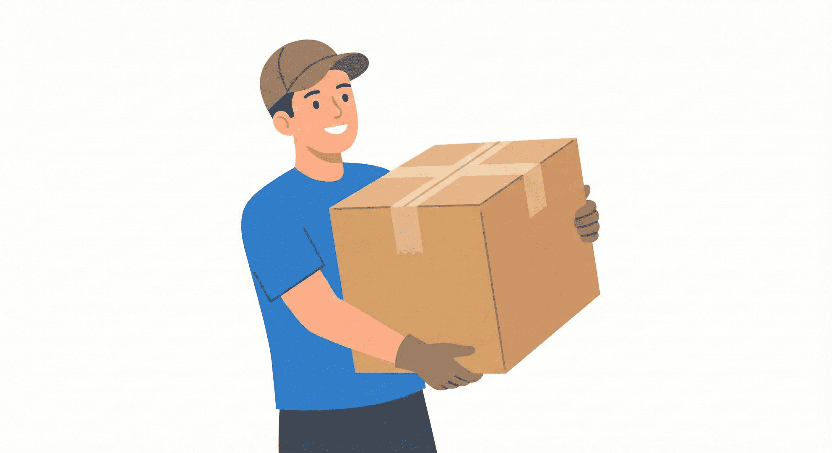 Persona transportando cajas dentro de un espacio de alquiler flexible en Adapta Tu Espacio